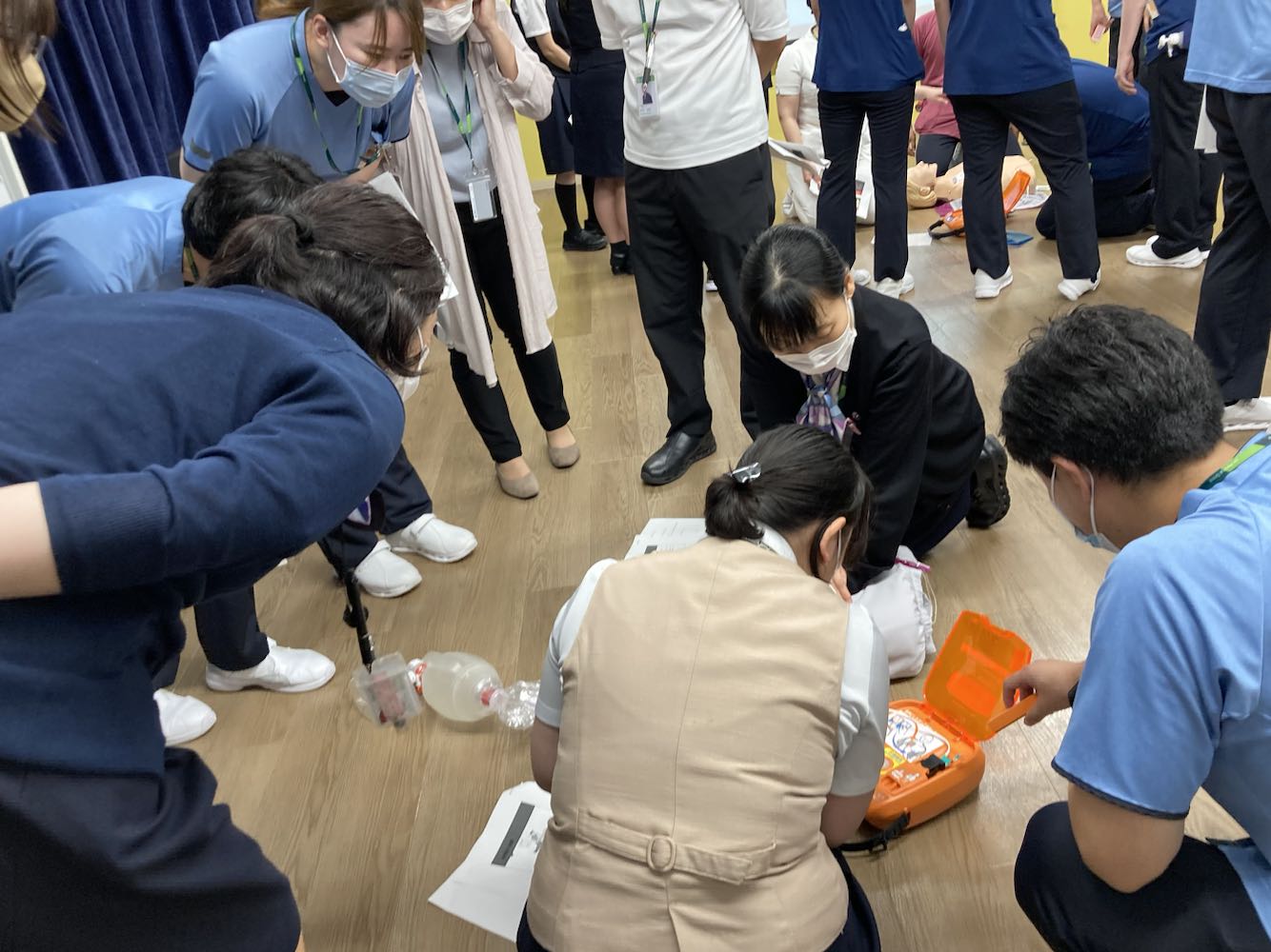 AED勉強会 | News一覧| 大田区蒲田 牧田総合病院 | 社会医療法人財団